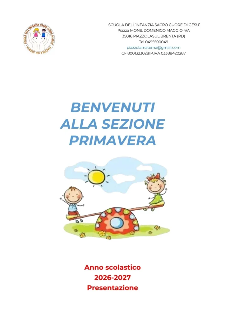 Sezione Primavera Asilo Piazzola sul Brenta